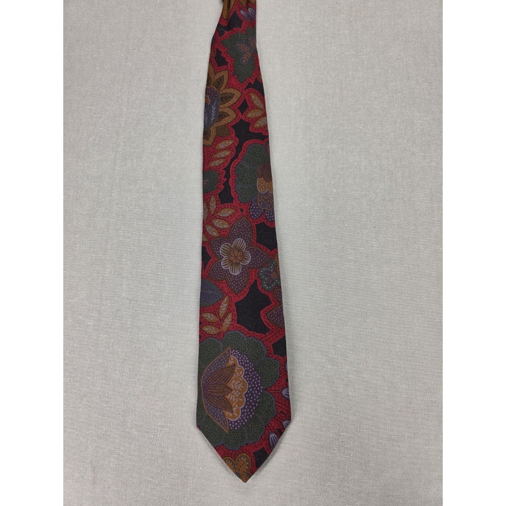 Vintage Banana Republic Safari & Travel Clothing Co Mens Tie Wool Rayon 4x56 - Picture 2 of 6